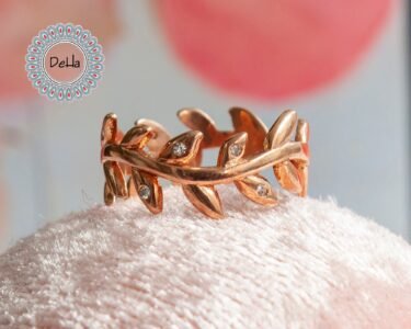 Branch Leaf Ring, Twig Ring, Branch Ring, Vine Ring, Silver Leaf Ring, Leaves Ring, Leaf Ring, Adjustable Ring, Statement Ring,Art Deco Ring - Image 5