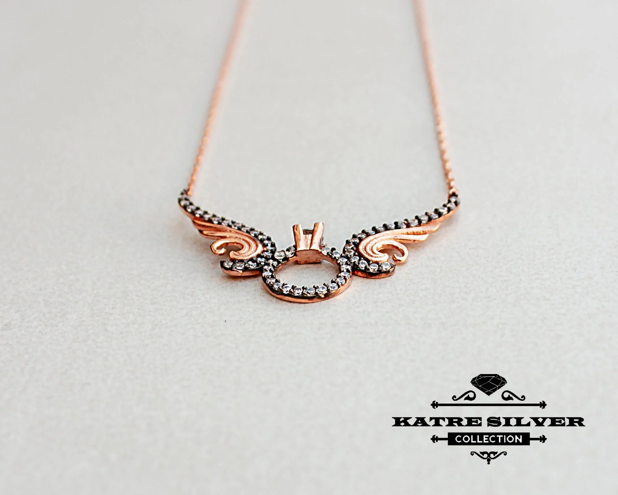 Angel Wing Necklace 925 Sterling Silver – Solitaire Wing Pendant, Dainty Jewelry Gift for Her - Image 6