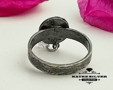 Ancient Coin Ring, Cz Coin Ring, Old Coin Ring, Silver Coin Ring, Coin Jewelry, Statement Ring, Handmade Ring, Gift For Her - Image 7