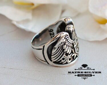 Eagle Ring for Men 925 Sterling Silver – American Eagle Statement Ring, Symbolic Jewelry Gift for Him - Image 5