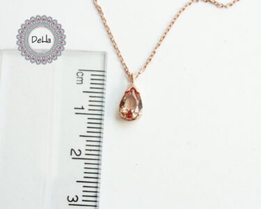 Diaspore Teardrop Necklace, Turkish Necklace, Teardrop Pendant, Everyday Necklace, Minimalist Necklace, Gift Necklace, Chic Necklace, Unique - Image 8