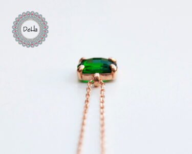 Emerald Quartz Necklace | Emerald Necklace | Emerald | Quartz Necklace | Gemstone Necklace | Necklace | Quartz | Gift For Her - Image 6