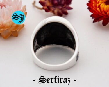 American Eagle Motorcycle Ring, Biker Rings, Silver Eagle, Navajo Ring, Native American Ring, Animal Ring, 925 Silver Ring, Gift Ring - Image 7