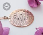 Big Circle Flower Of Life Pendant, Yoga Necklace, Spiritual Necklace, Life Necklace, Circle Necklace, Chakra Pendant, Energy Necklace, Life - Image 4