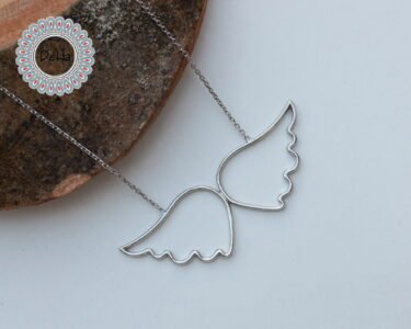 Angel Wing Necklace 925 Sterling Silver – Rose Gold & Silver Wing Pendant, Guardian Angel Jewelry, Gift for Her - Image 6