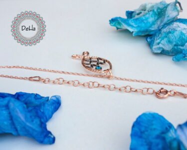 Aquamarine Fish Charm Necklace, Aquamarine Pendant, Fish Pendant, Aquamarine Jewelry, Summer Necklace, Ocean Necklace, Necklace for Gift - Image 8