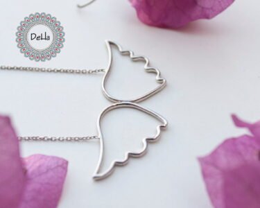 Angel Wing Necklace 925 Sterling Silver – Rose Gold & Silver Wing Pendant, Guardian Angel Jewelry, Gift for Her - Image 4