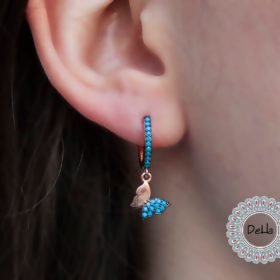 Dainty Butterfly Hoop Earrings, Butterfly Hoops, Hoop Earrings, Dangle Earrings, Butterfly Earrings, Butterfly Jewelry, Dainty Earrings, Hoops