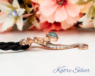 Seahorse Necklace 925 Sterling Silver – Aquamarine Stone Pendant, Ocean Beach Jewelry Gift for Her - Image 6