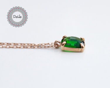 Emerald Quartz Necklace | Emerald Necklace | Emerald | Quartz Necklace | Gemstone Necklace | Necklace | Quartz | Gift For Her - Image 5