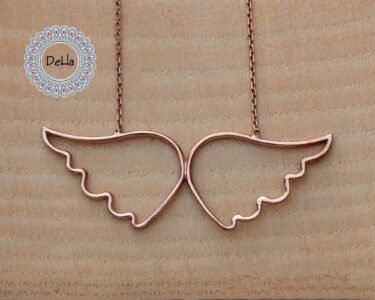 925 Sterling Silver Angel Wing Necklace, Angel Wing, Angel Wing Charm, Angel Wing Jewelry, Angel Wing Pendant, Wing Pendant, Silver Wing - Image 7