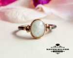 Best Selling Ring, June Birthstone Ring, Moonstone Ring, Moonstone Jewelry, Boho Ring, Dainty Ring, Stacking Ring, Gift Ring, Unique Ring - Image 5