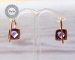 Amethyst Purple Earrings, February Birthstone, Amethyst Purple, Earrings, Dangle Earrings, Amethyst Jewelry, Purple, Gift for Her - Image 7