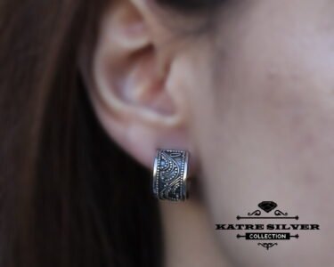 Vintage 1980s Hoop Earrings 925 Sterling Silver – Small Hoop Earrings Minimal Classic Jewelry for Women - Image 2