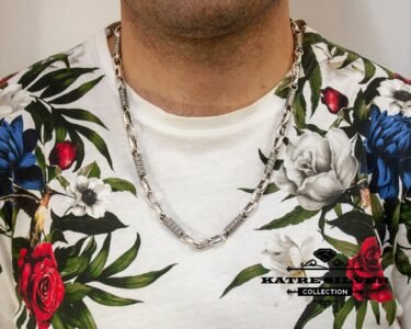 Baroque Style Oval Rolo Chain, Greek Style, Vintage Rolo Chain Necklace, Rolo Chain, Greek Necklace, Oval Chain - Image 2