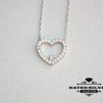 925 Sterling Silver Heart Necklace, Heart Jewelry, Love Necklace, Silver Heart, Tiny Heart Necklace, Silver Heart Pendant, Dainty Heart