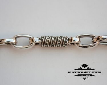 Baroque Style Oval Rolo Chain, Greek Style, Vintage Rolo Chain Necklace, Rolo Chain, Greek Necklace, Oval Chain - Image 3