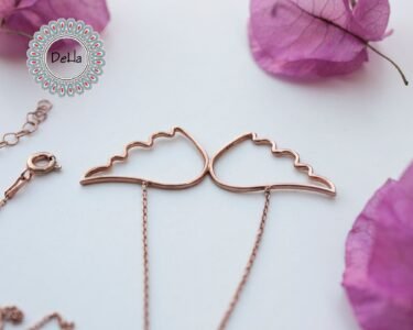 925 Sterling Silver Angel Wing Necklace, Angel Wing, Angel Wing Charm, Angel Wing Jewelry, Angel Wing Pendant, Wing Pendant, Silver Wing - Image 5