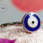 Blue Evil Eye Ring, Evil Eye Ring, Protection Ring, Silver Eye Ring, Blue Evil Eye, Eye Ring, Evil Eye Jewelry, Evil Eye, Eye Jewelry, Ring