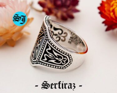 Viking Ring for Men – 925 Sterling Silver Celtic Knot Medieval Shield Ring - Image 5