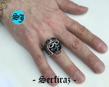 Route 66 Ring for Men 925 Sterling Silver – Biker Motorcycle Ring, Vintage Heavy Statement Jewelry, Gift for Him - Image 2