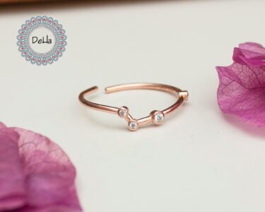 Aries Zodiac Sign Ring, Aries Ring, Zodiac Ring, Zodiac Jewelry, Aries Jewelry, Horoscope Ring, Aries Zodiac Ring Astrology Ring Zodiac Sign - Image 3