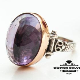 Amethyst Statement Ring, Unique Amethyst Ring, Purple Amethyst Ring, Amethyst Ring, Amethyst Jewelry, Anniversary Ring, Amethyst Silver Ring