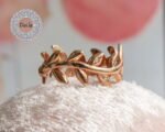 Branch Leaf Ring, Twig Ring, Branch Ring, Vine Ring, Silver Leaf Ring, Leaves Ring, Leaf Ring, Adjustable Ring, Statement Ring,Art Deco Ring - Image 3