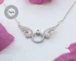 Angel Winged Solitaire Ring Necklace, Everyday Necklace, Anniversary Necklace, Birthday Necklace, Solitaire Necklace, Angel Necklace - Image 3