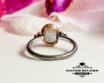Best Selling Ring, June Birthstone Ring, Moonstone Ring, Moonstone Jewelry, Boho Ring, Dainty Ring, Stacking Ring, Gift Ring, Unique Ring - Image 7