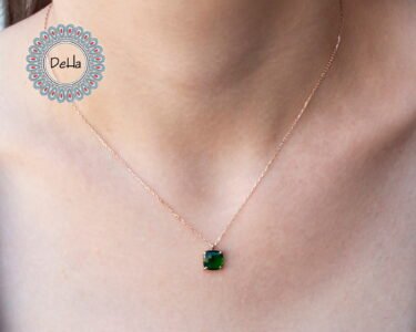 Emerald Quartz Necklace | Emerald Necklace | Emerald | Quartz Necklace | Gemstone Necklace | Necklace | Quartz | Gift For Her - Image 2