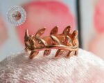 Branch Leaf Ring, Twig Ring, Branch Ring, Vine Ring, Silver Leaf Ring, Leaves Ring, Leaf Ring, Adjustable Ring, Statement Ring,Art Deco Ring - Image 9