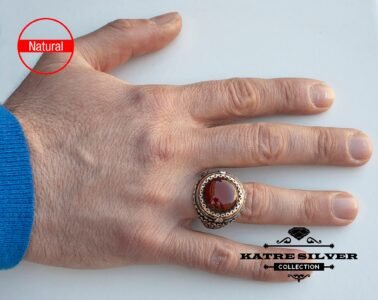 Big Statement Ring Unique Mens Ring Celtic Handcrafted Silver Rings Massive Ring Unique Mens Ring Agate Silver Ring Turkish Summer Jewelry - Image 2