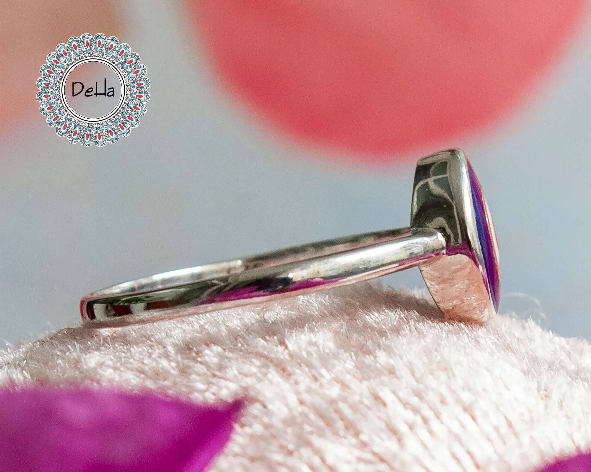 Blue Evil Eye Ring, Evil Eye Ring, Protection Ring, Silver Eye Ring, Blue Evil Eye, Eye Ring, Evil Eye Jewelry, Evil Eye, Eye Jewelry, Ring - Image 8