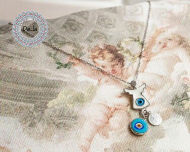 Evil Eye Necklace 925 Sterling Silver – Angel Protection Pendant, Guardian Angel Jewelry Gift for Her - Image 4