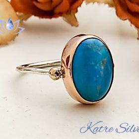 Blue Turquoise Ring, Navajo Ring, Turquoise Ring, Sterling Silver Ring, Turquoise Jewelry, Southwest Ring, Gift For Her