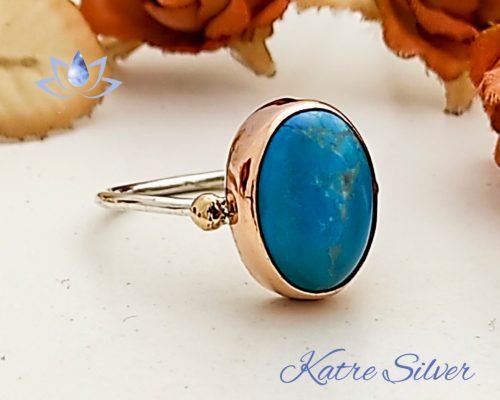 Blue Turquoise Ring, Navajo Ring, Turquoise Ring, Sterling Silver Ring, Turquoise Jewelry, Southwest Ring, Gift For Her