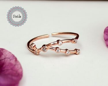 taurus zodiac ring 925 sterling silver astrology