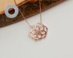 Flower of Life Yoga Necklace, Flower of Life Charm, Seed of Life, Mandala Necklace, Geometry Necklace, Energy Necklace, Meditation Necklace - Image 8