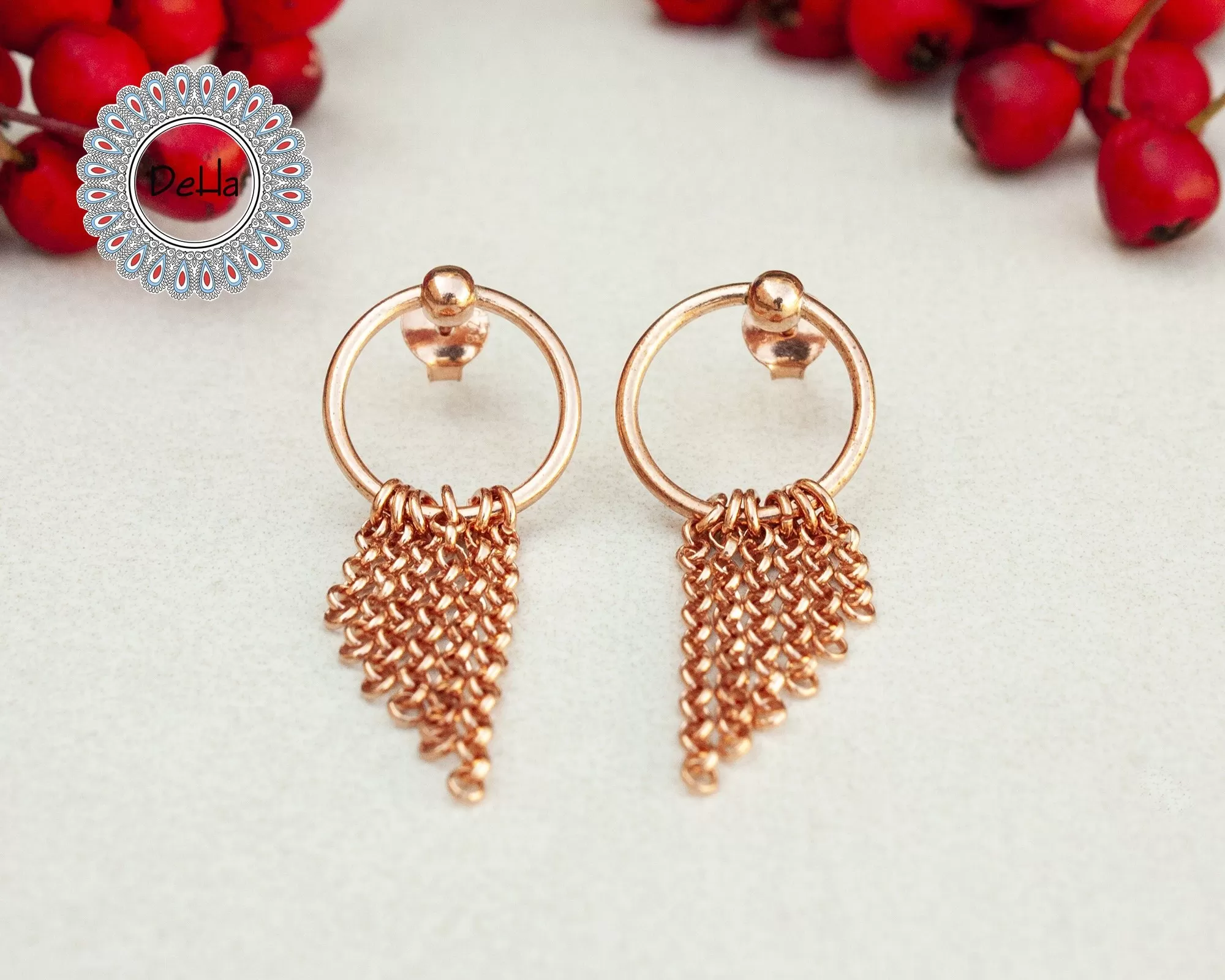 Elegant Tassel Earrings – Dainty Dangle Boho Summer Handmade Earrings for Women - Image 5