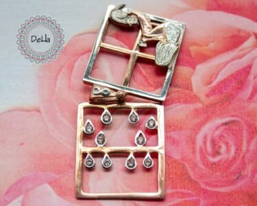 Unique Window Pendant Necklace 925 Sterling Silver – Modern Art 3D Pendant, Geometric Jewelry Gift for Her - Image 8