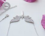 Sterling Silver Angel Necklace, Angel Necklaces, Angel Jewelry, Angel Wing Necklace, Angel Jewelry, Angel Wing, Angel Gift, Everyday Necklace - Image 5
