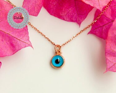 Turkish Eye Necklace, Dainty Evil Eye, Evil Eye Pendant, Blue Evil Eye, Evil Eye Necklace, Protection Necklace, Eye Necklace, Eye Jewelry - Image 4