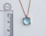 Sky Blue Topaz Necklace | December Birthstone | Sterling Silver | Topaz Necklace | Gemstone Necklace | Necklace | Gift For Her - Image 7