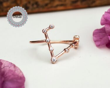 Pisces Zodiac Ring 925 Sterling Silver – Astrology Ring, Horoscope Jewelry Gift for Her - Image 3