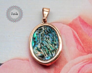 Rose Gold Mermaid, Sea Life Pendant, Natural Sea Shell, Sea Shell Pendant, Mermaid Pendant, Art Pendant, Sea Shell, Mermaid Gift - Image 9