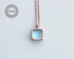 Sky Blue Topaz Necklace | December Birthstone | Sterling Silver | Topaz Necklace | Gemstone Necklace | Necklace | Gift For Her - Image 8