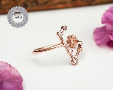 Pisces Zodiac Ring 925 Sterling Silver – Astrology Ring, Horoscope Jewelry Gift for Her - Image 4