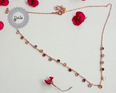 Elegant Rose CZ Dangle Necklace 925 Sterling Silver – Dainty Drop Pendant, Minimal Jewelry Gift for Her - Image 10