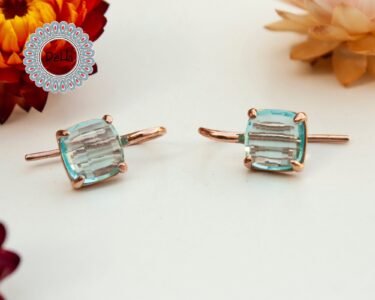 Sky Blue Topaz Earrings, Topaz Earrings, December Birthstone, Sterling Silver, Blue Topaz, Gift For Her, Blue Earrings, Topaz - Image 3